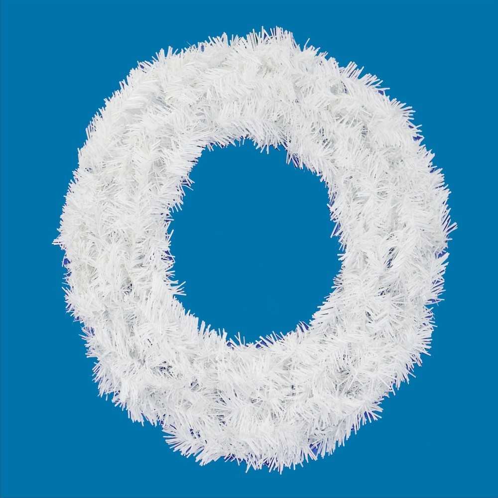 CORONA BLANCA 45 CM DIAMETRO