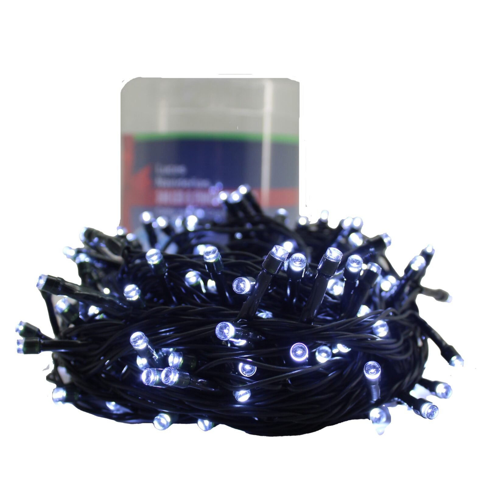 LUZ NAVIDEÑA FRIA X 200 LED 8 FUNCIONES CABLE VERDE - Imagen 2