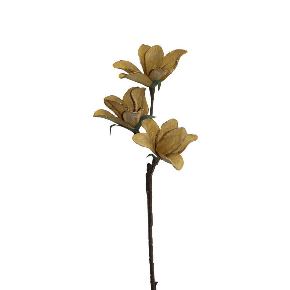 ESPIGA AZUCENA X 3 AMARILLA 50CM