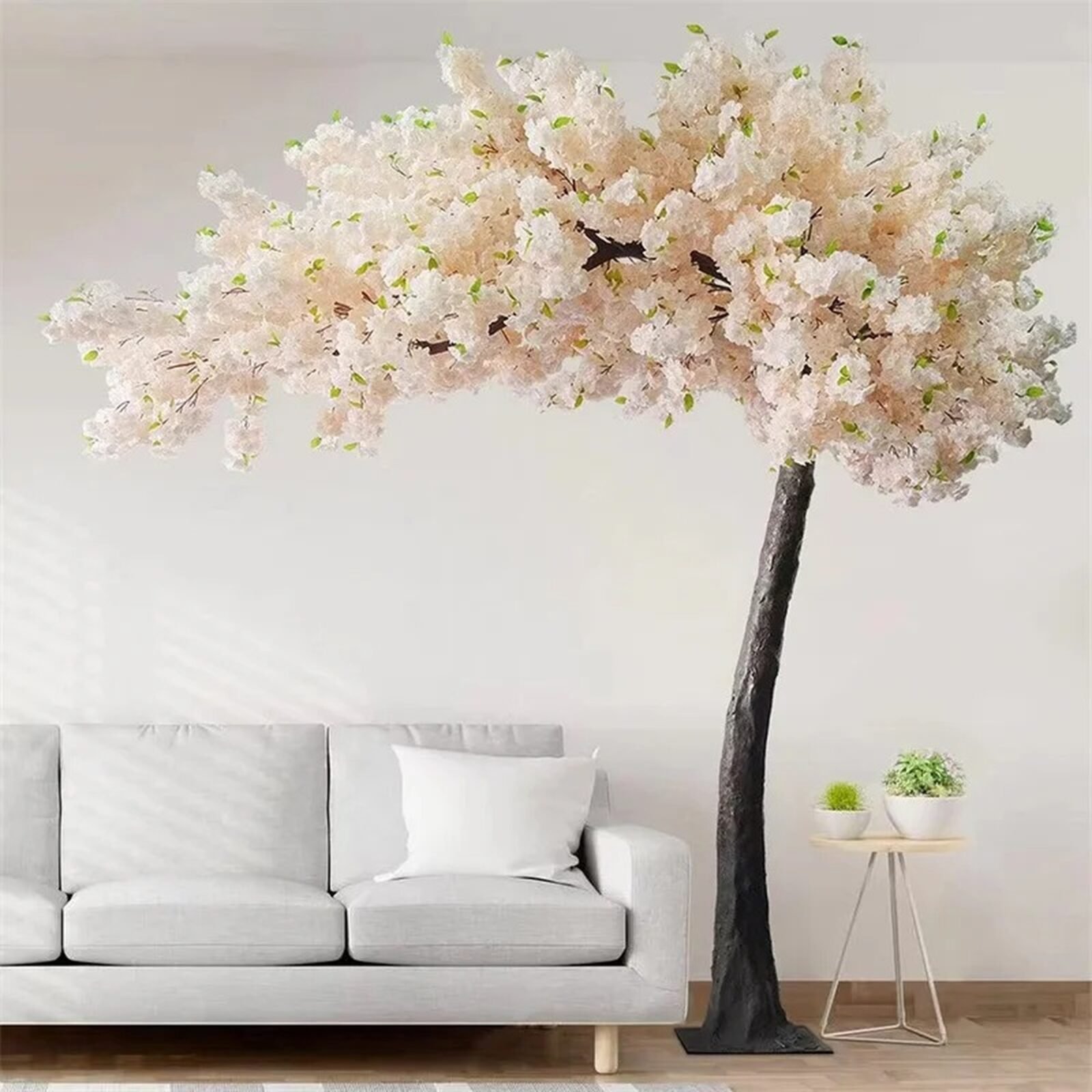 ARBOL CEREZO ARTIFICIAL 2MT DE 75 RAMAS MELOCOTON 200x200 CM - Imagen 9