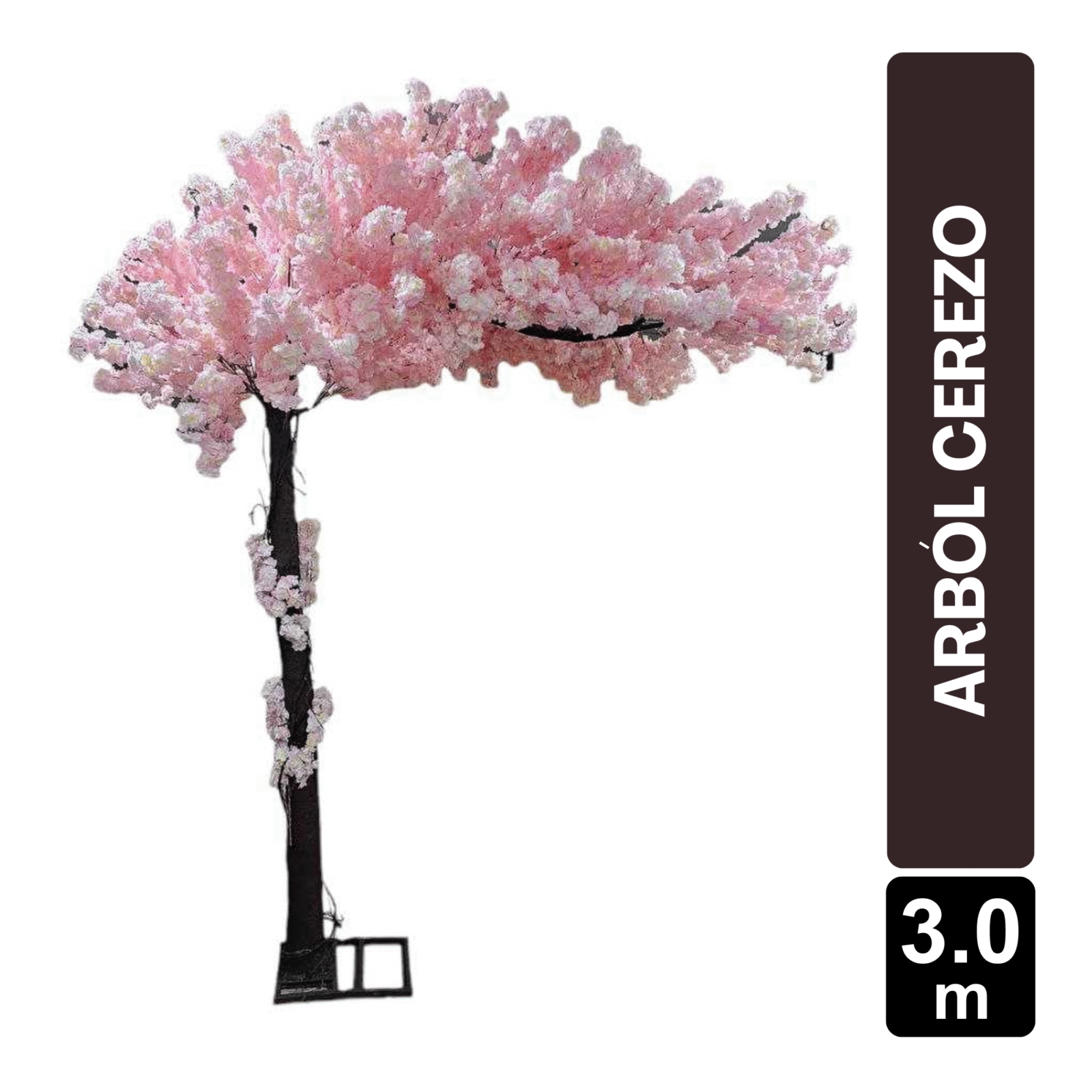 ARBOL CEREZO ARTIFICIAL 3MT DE 115 RAMAS ROSADO 300x270 CM