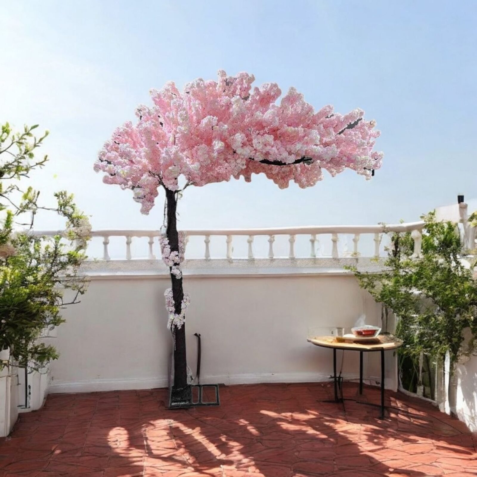 ARBOL CEREZO ARTIFICIAL 3MT DE 115 RAMAS ROSADO 300x270 CM - Imagen 2