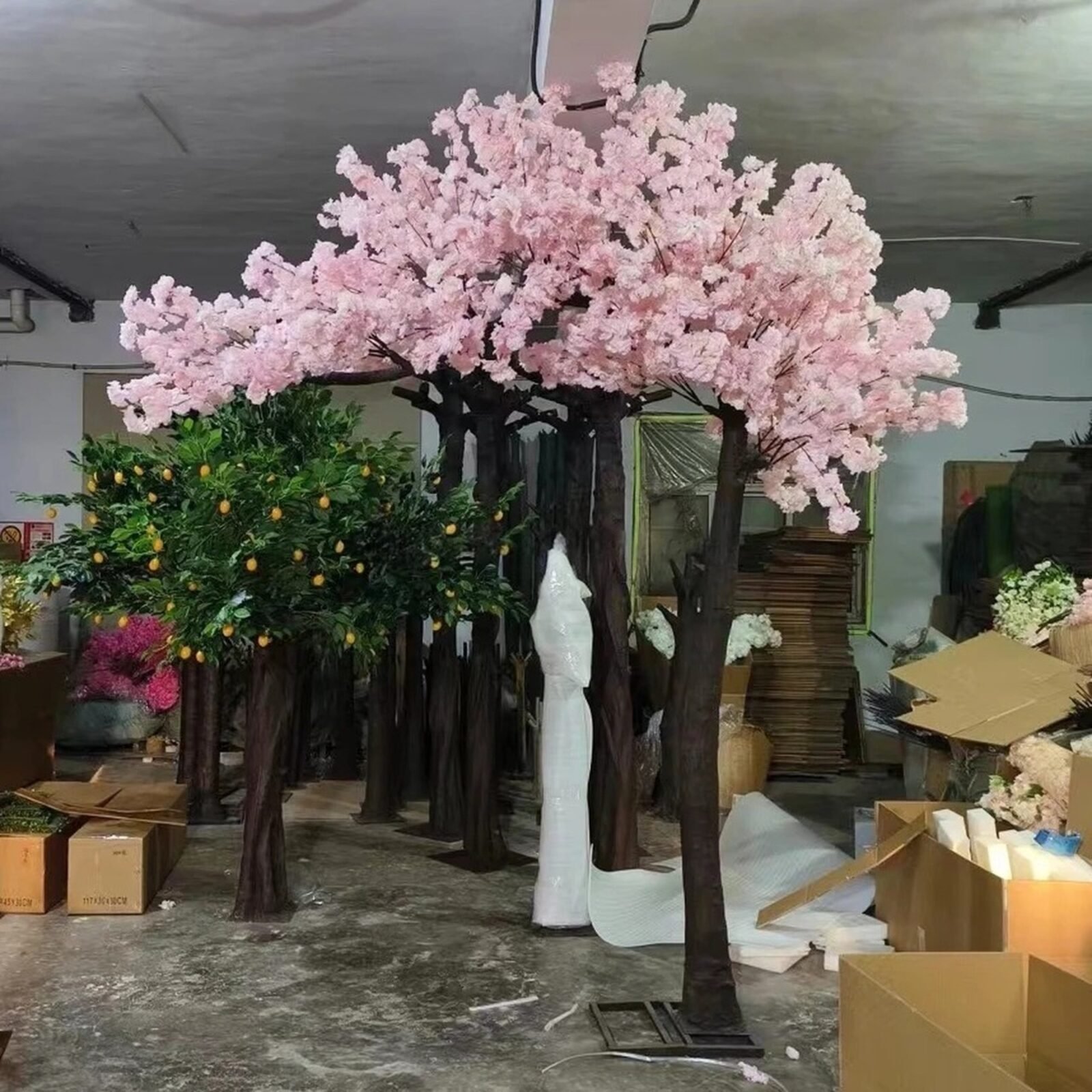ARBOL CEREZO ARTIFICIAL 3MT DE 115 RAMAS ROSADO 300x270 CM - Imagen 9