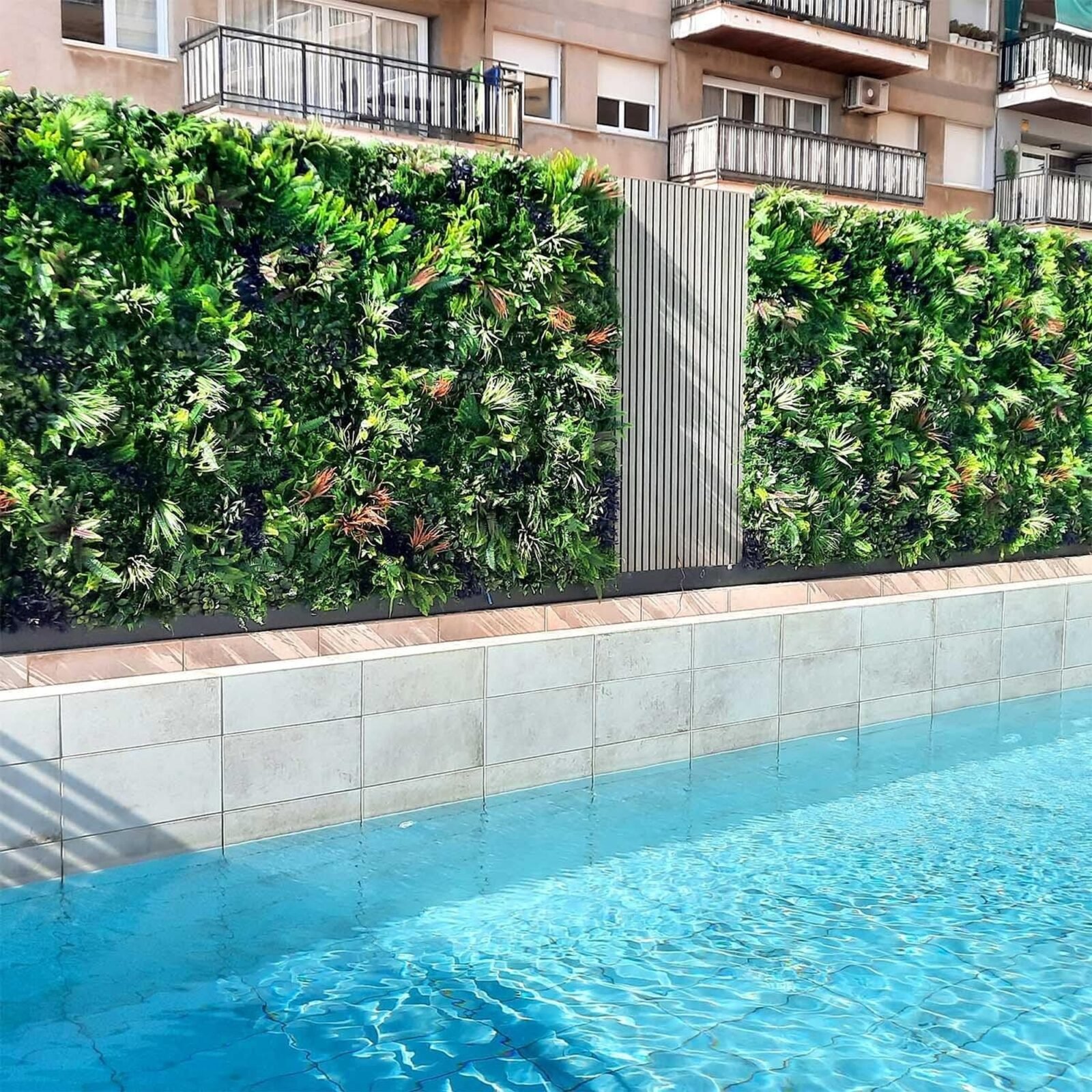 JARDIN VERTICAL VERDE AURORA 100x100 - Imagen 3