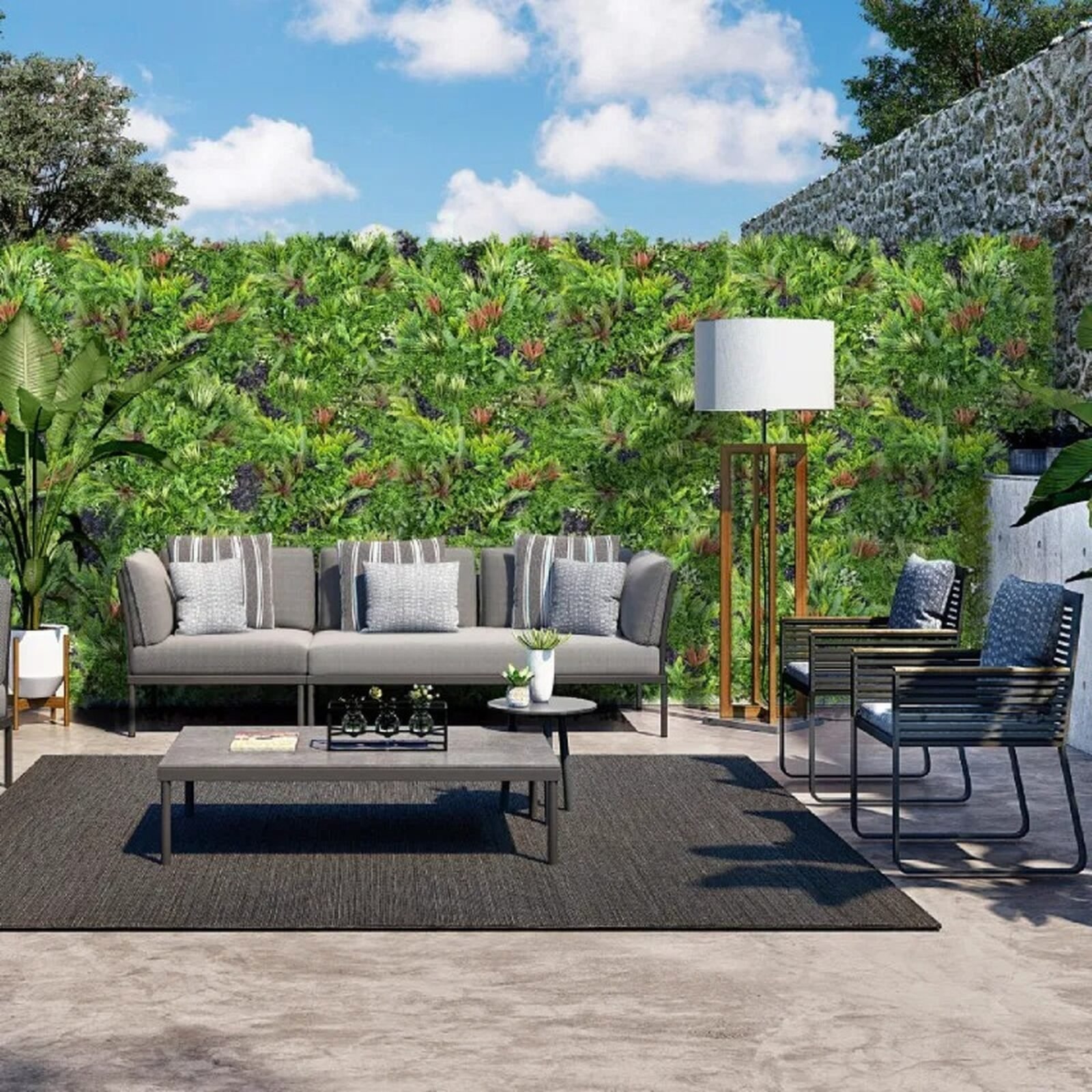 JARDIN VERTICAL VERDE AURORA 100x100 - Imagen 4