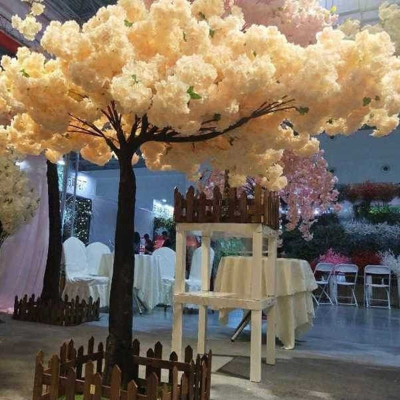 ARBOL CEREZO ARTIFICIAL 3MT DE 115 RAMAS MELCOTON 300x270 CM - Imagen 5