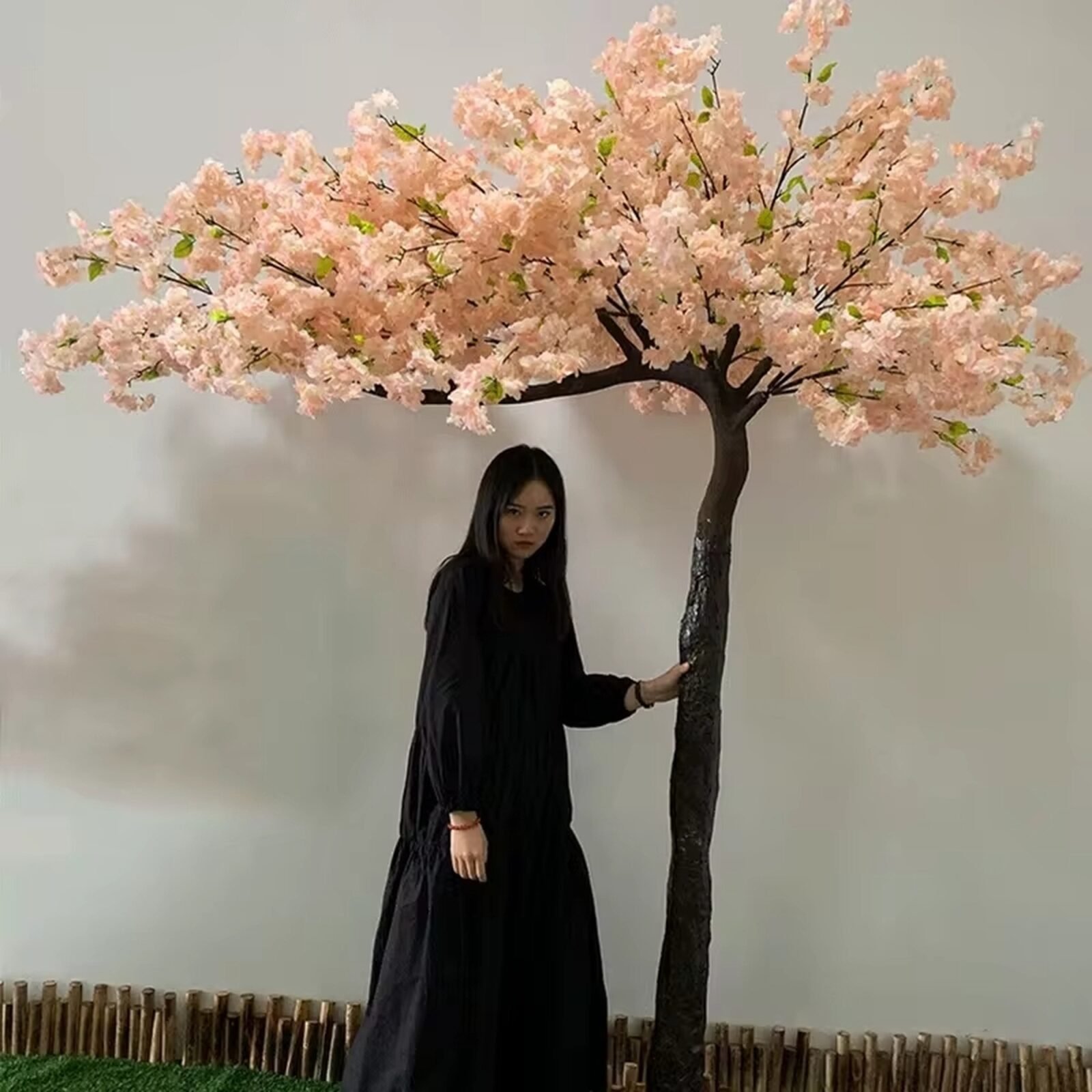 ARBOL CEREZO ARTIFICIAL 3MT DE 115 RAMAS MELCOTON 300x270 CM - Imagen 6