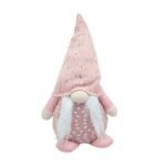 GNOMO ROSADO DE 40CM BIGOTES