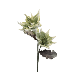 FLOR DE LOTO X 2 VERDE 95CM