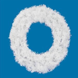 CORONA BLANCA 45 CM DIAMETRO