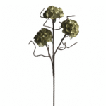 ESPIGA HORTENSIAS X 3 VERDE 100CM