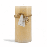 VELA AROMATICA RUSTICA CREMA 15CM VAINILLA
