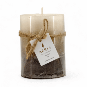 VELA AROMATICA TRICOLOR CAFE 10CM MISS COCO