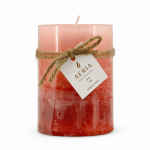 VELA AROMATICA TRICOLOR ROSADO 10CM BERRY