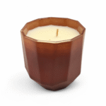 VELA BLANCA EN CRISTAL 9CM - CAFÉ CON AROMA MISS COCO