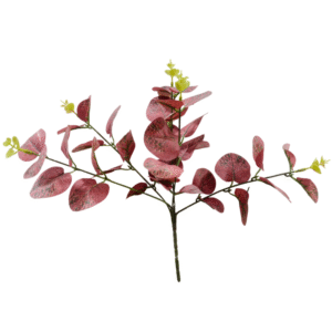 RACIMO EUCALIPTO 32CM 5 TALLOS ROSA