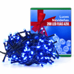 LUZ X 200 LED FIJAS-C VERDE-END C-AZUL