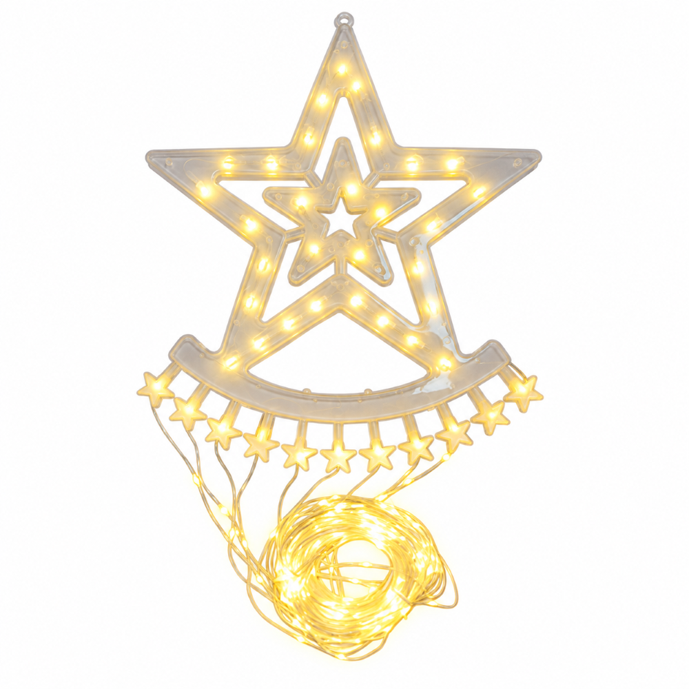 LUCES X 360LED 8 FUNCIONES CASCADA ESTRELLA