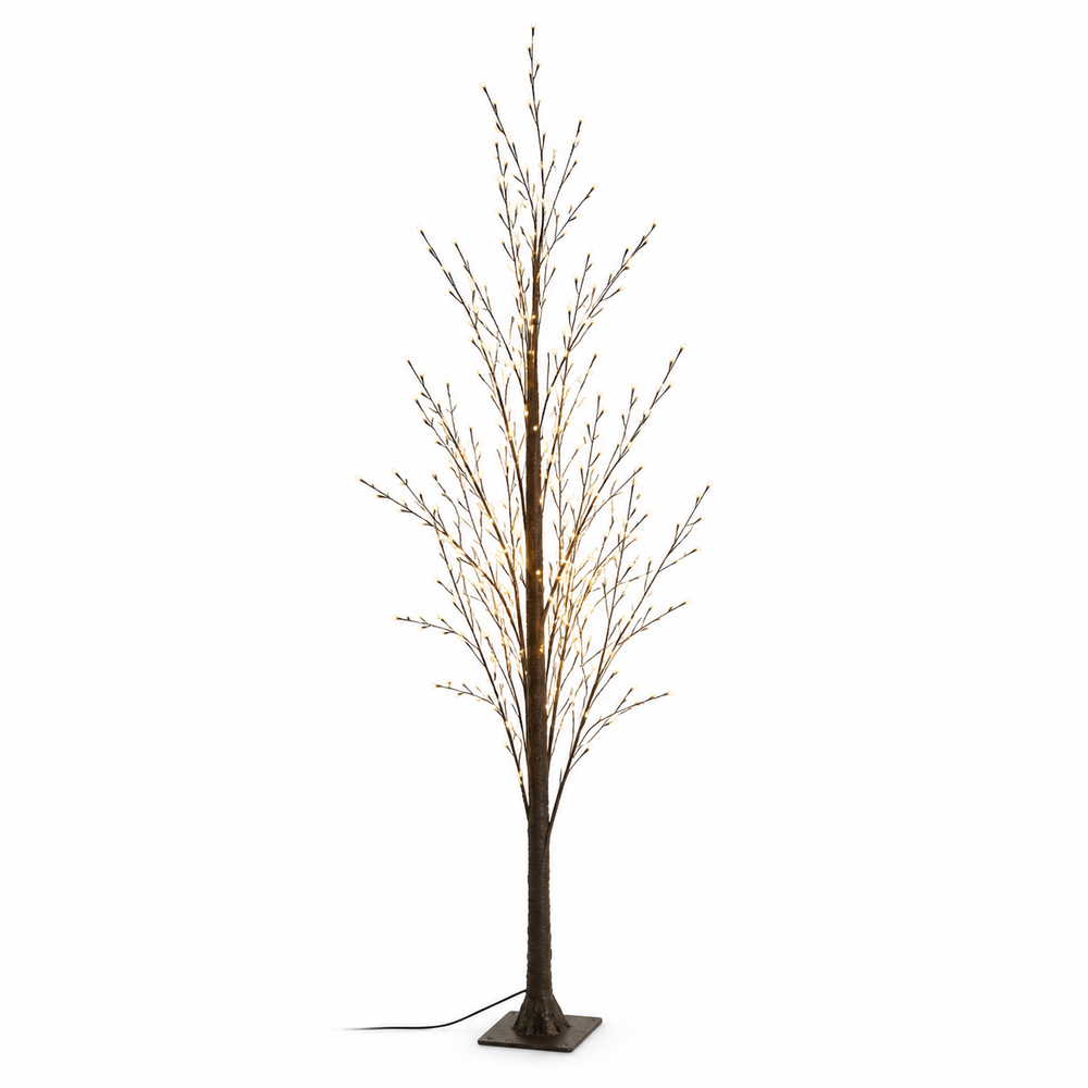 PINO CHAMIZO CAFE 698 LEDS LUZ CALIDA 150CM