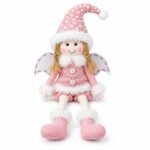 MUÑECA ÁNGEL SENTADA PANTALÓN 69 CM