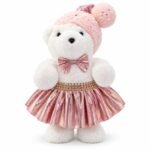 OSA BAILARINA CON FALDA 41 CM PALO DE ROSA