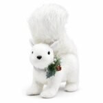 ARDILLA BLANCA COLA LARGA 36 CM