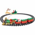 TREN NAVIDEÑO CON LUZ MUSICAL X 14 PCS
