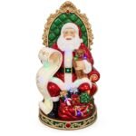SANTA GIGANTE EN SILLA CON LUCES LED