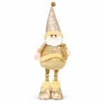 PAPÁ NOEL EXTENSIBLE DORADO 98 CM