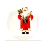 SANTA TRAJE ROJO CHALECO VERDE 45 CM