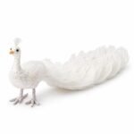 PAVO REAL BLANCO 75X22X23 CM