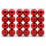 PACK X3 SET BOLAS X8 (BRI-ESC) 8CM ROJO