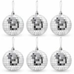 PACK X6 BOLA DISCO LUMINICA 8CM