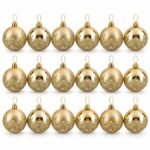 PACK X3 SET X 6 BOLAS 7 CM BOLAS PUNTOS BLANCOS DORADO