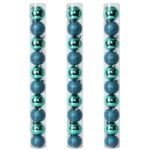 PACK X3 TUBO BOLAS X10 (BRI-ESC) 6CM PEACOCK