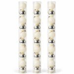PACK X3 TUBO BOLAS X10 (BRI-ESC) 6CM BEIGE