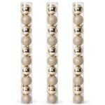 PACK X3 TUBO BOLAS X 10 (BRI-ESC) 7CM CHAMPAÑA