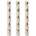 PACK X3 TUBO BOLAS X 10 (BRI-ESC) 7CM BEIGE
