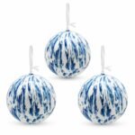 PACK X3 BOLA 15CM BLANCO/AZUL