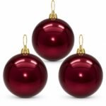 PACK X3 BOLA VINO TINTO 20CM