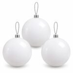 PACK X3 BOLA BLANCA 20CM