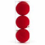 SET X 3 BOLA ROJA 15cm
