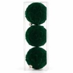 SET X 3 BOLA VERDE 15cm