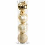 TARRO 4 BOLAS CHAMPAÑA SURTIDAS 15cm