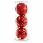 TARRO 3 BOLAS ROJAS SURTIDAS 15cm