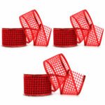 PACK X3 CINTA 6CMX9M MALLA ROJA