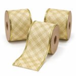 PACK X3 CINTA DORADO ENTRE LINEAS DORADO ESC 9,1MTS*6,3CM