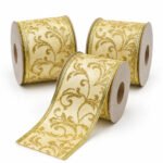 PACK X3 CINTA DORADO LUNA Y ESTRELLA DORADO ESC 9,1MTS*6,3CM