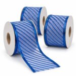 PACK X3 CINTA VELO AZUL ENTRE LINEAS 9,1MTS*6,3CM