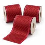 PACK X3 CINTA BORGOÑA LINEA ROJO ESC 9,1MTS*6,3CM